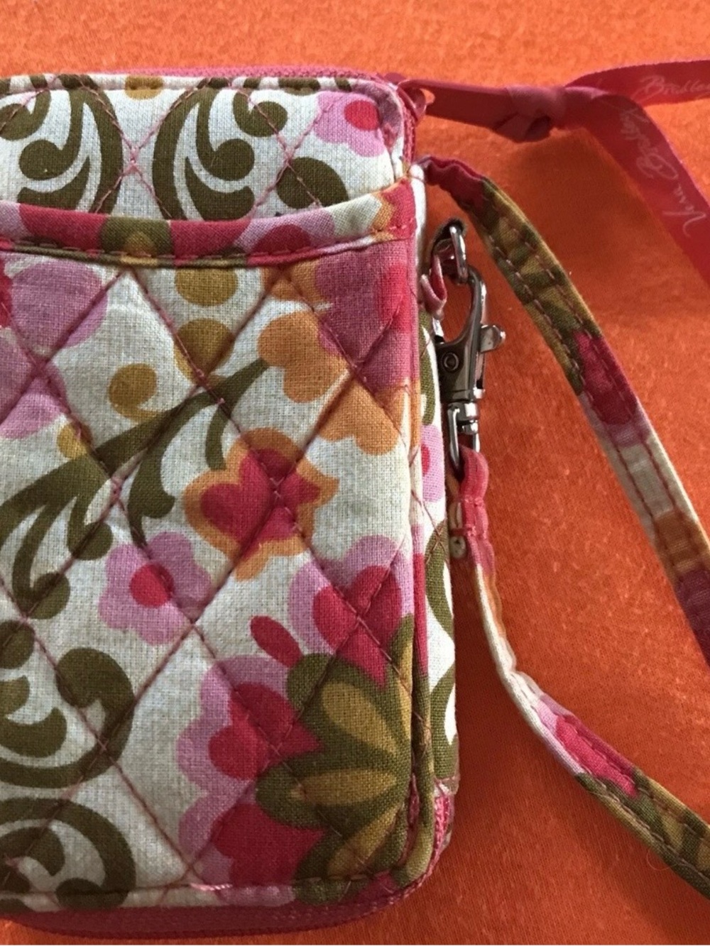 Vera Bradley Frankie Folkloric Floral Quilted Wristlet *HARD FIND* 306979439220